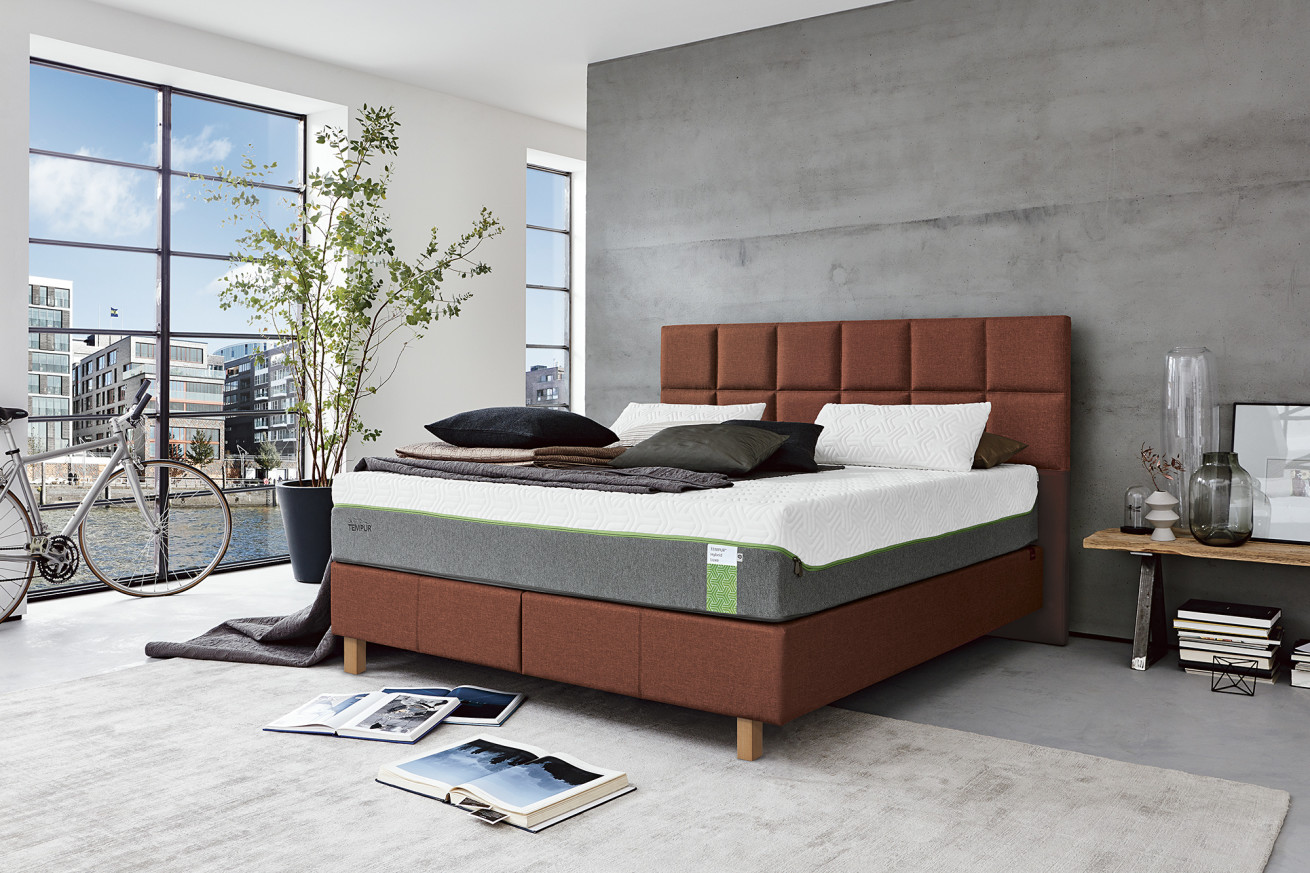 Tempur Boxspringbett mit Hybrid Matratze, CoolTouch